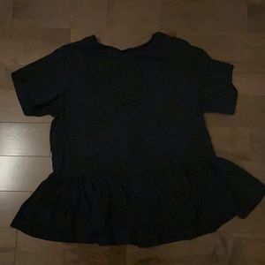 Black XXS Sunday best dress shirt